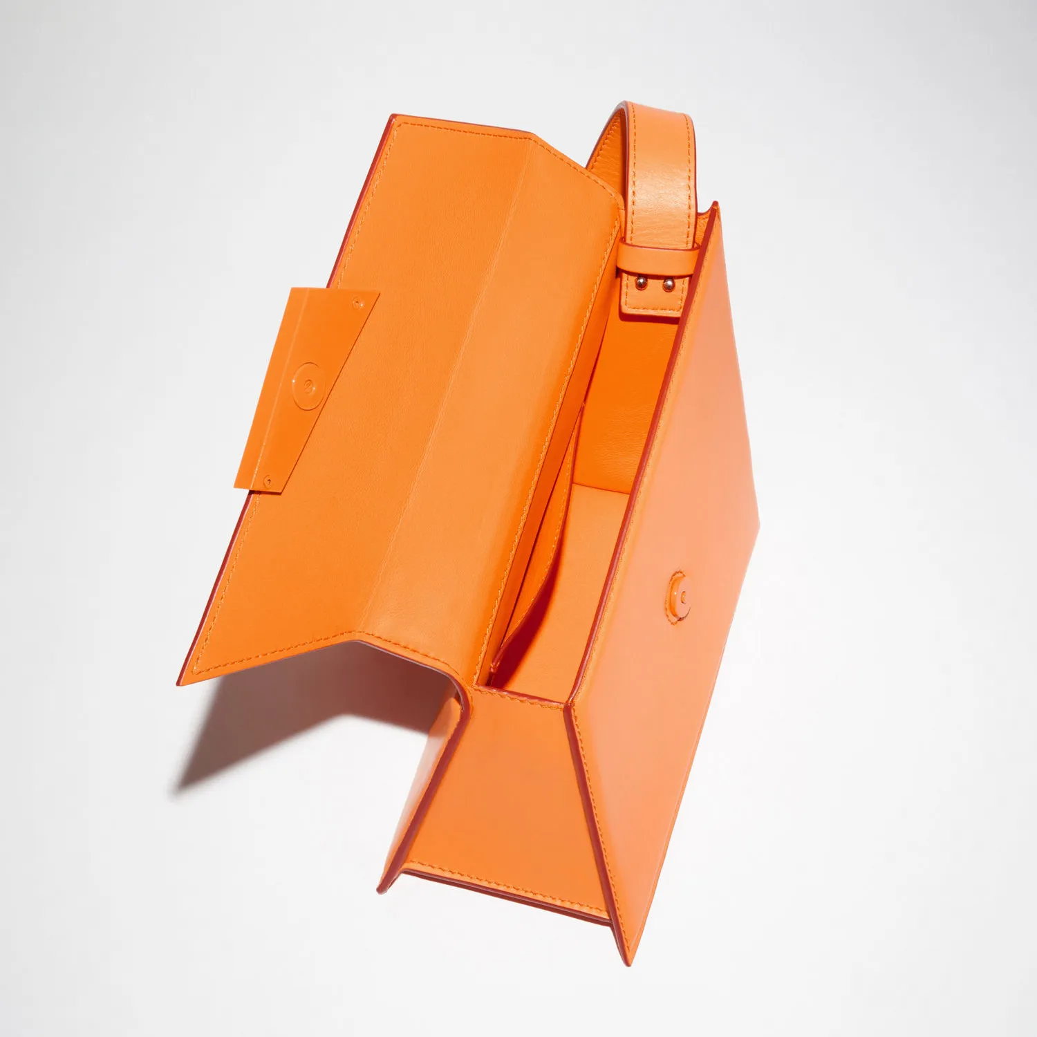 Acne Studios DISTORTED MINI BAG, Apricot Orange 