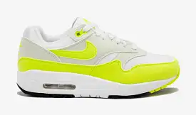 Air Max 1 Volt Suede Womens Running Shoes (Volt/White)