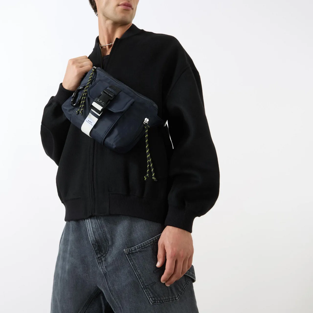 A.P.C. Trek Crossbody Bag - Dark Navy