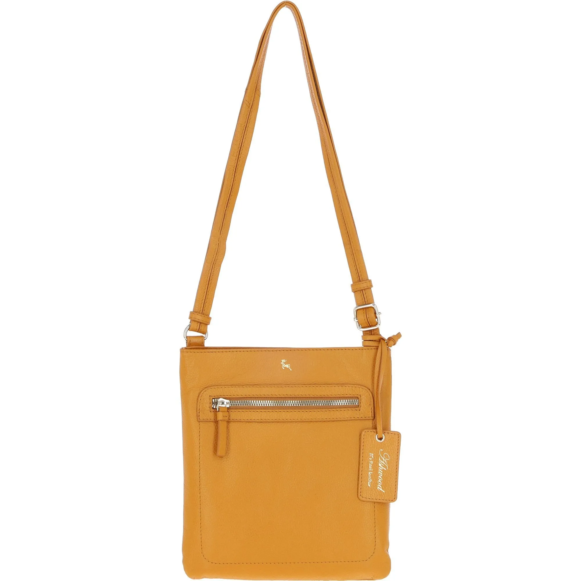 Ashwood Leather Crossbody Bag - Mustard: CB-3 (63014)