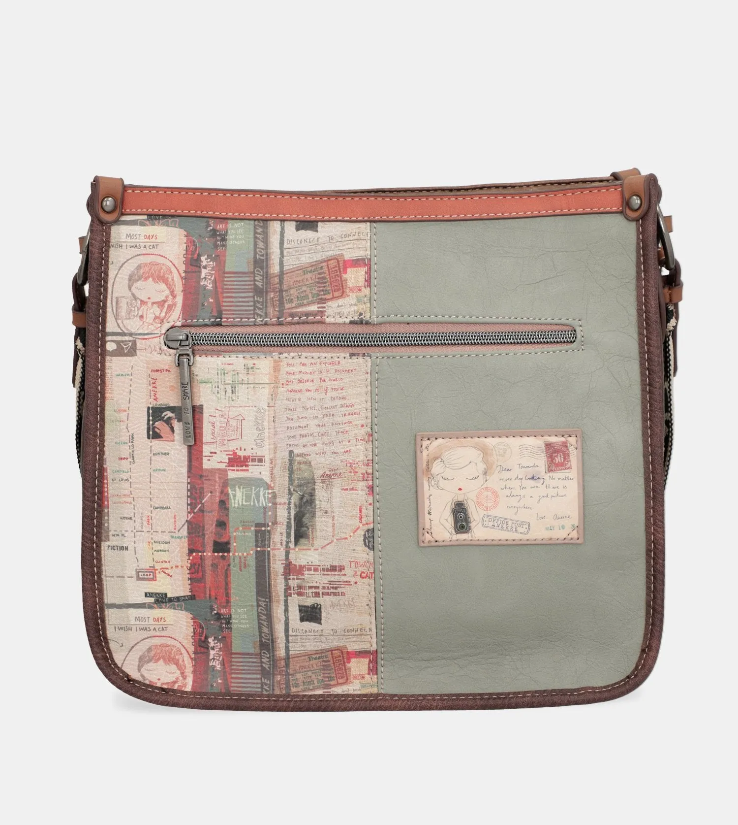 Authenticity square-shaped crossbody bag