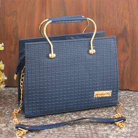 Blue Fancy Hand & Shoulder Bag for Girls