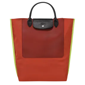 Cabas Longchamp M Tote bag Paprika - Canvas