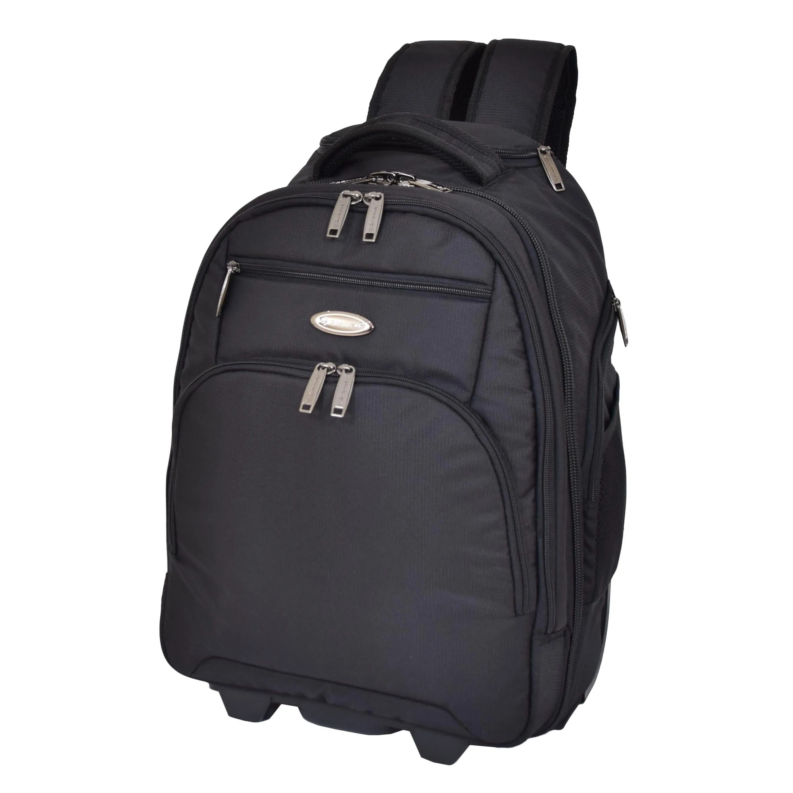 Cabin Size Backpack with Wheels H57 Black