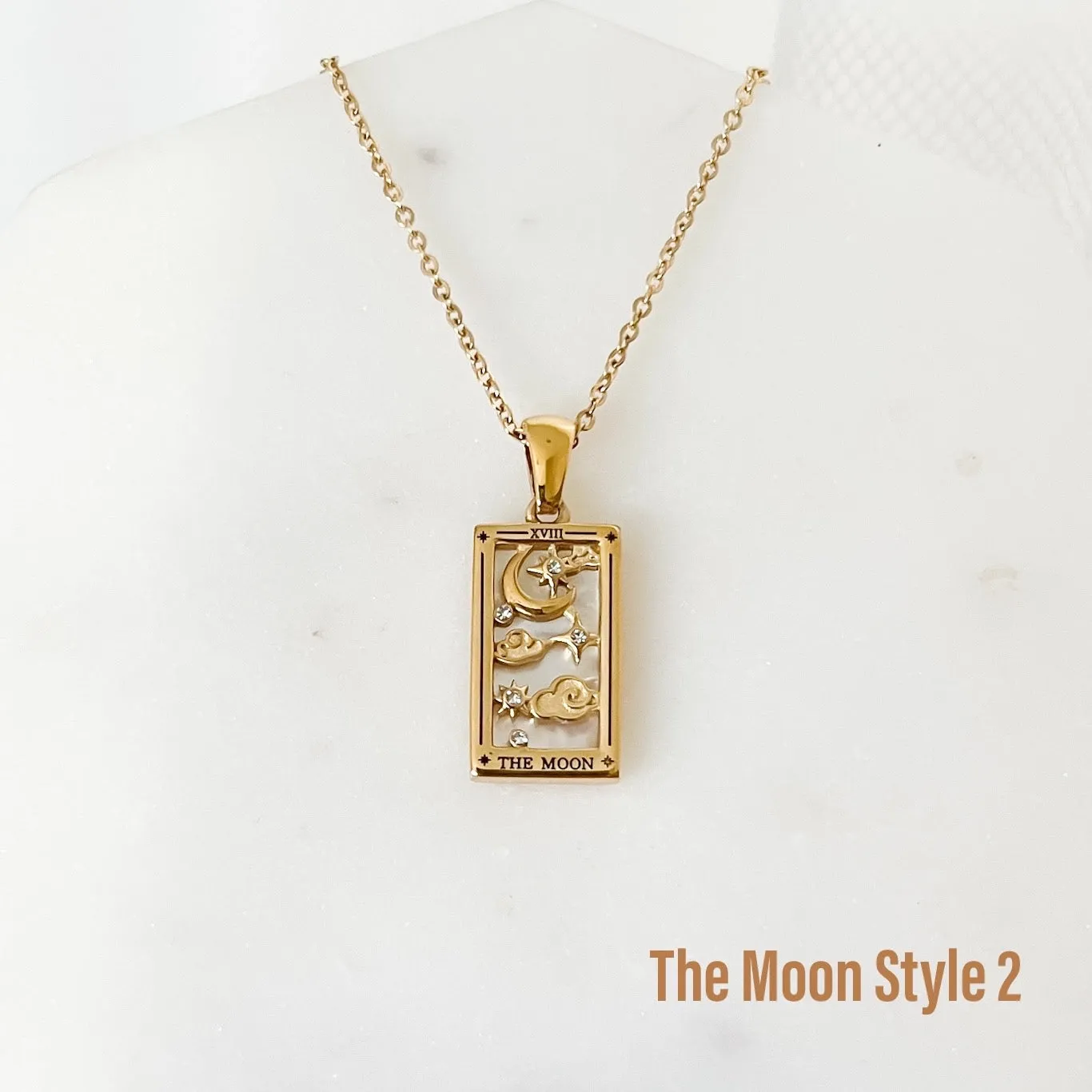 Celestial Manifestation Tarot Necklace - 10+ Designs!