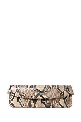 Celine Python Evening Flap Clutch