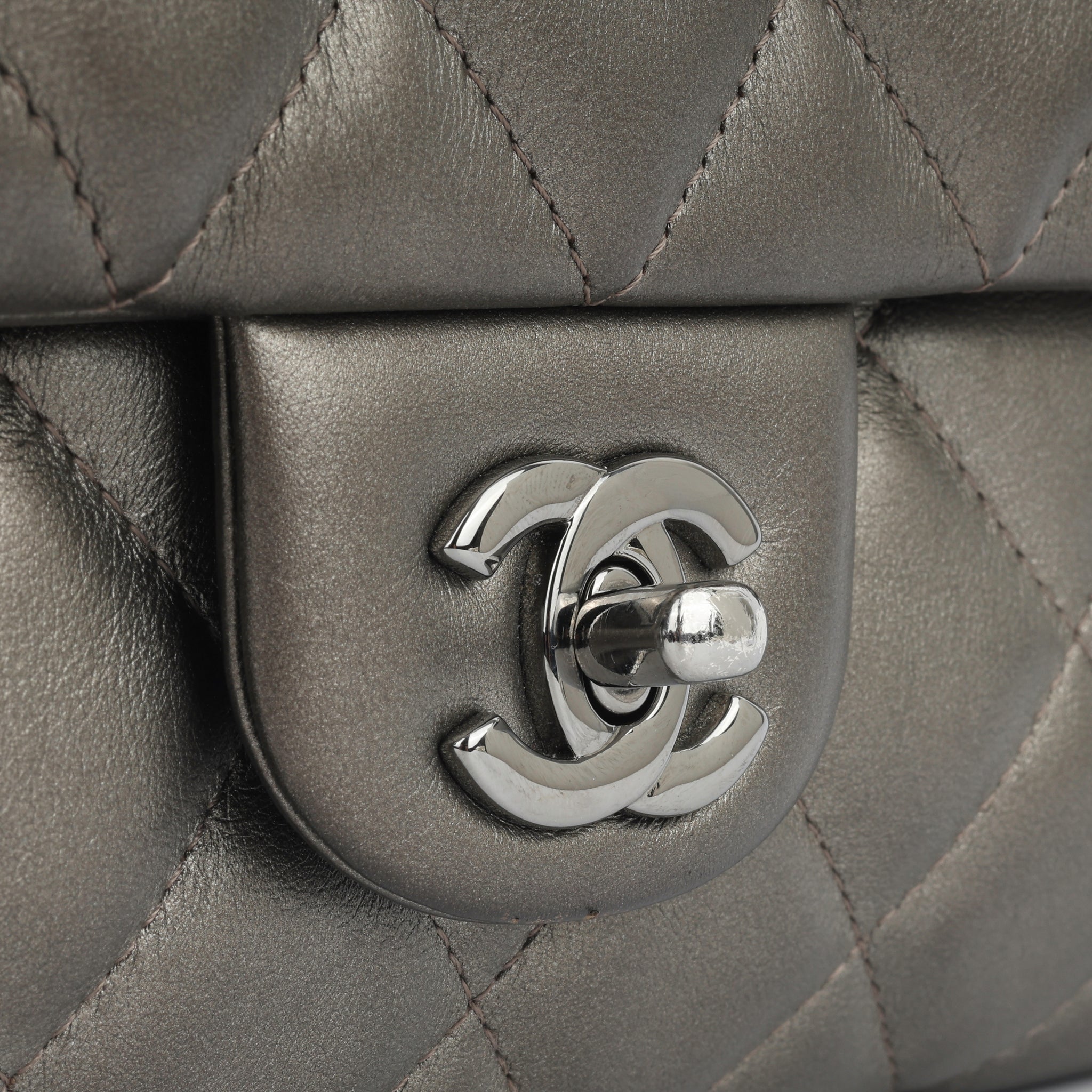 Chanel Timeless Clutch with Chain - Graphite