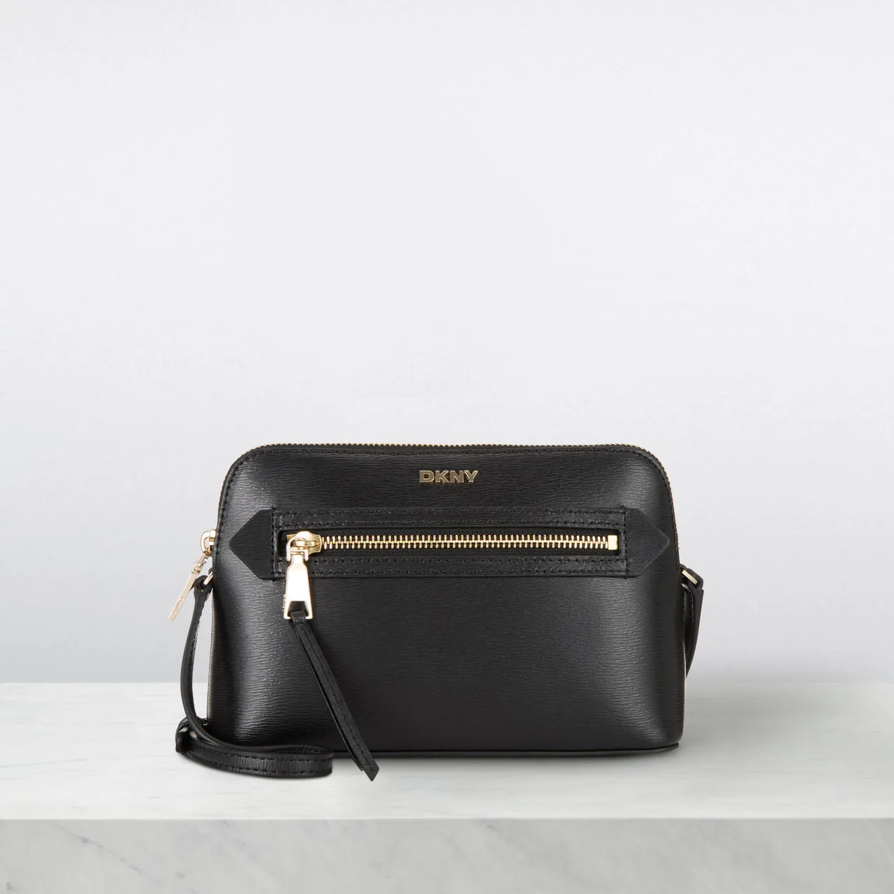 DKNY Bryant Dome Crossbody Bag - Black  Gold