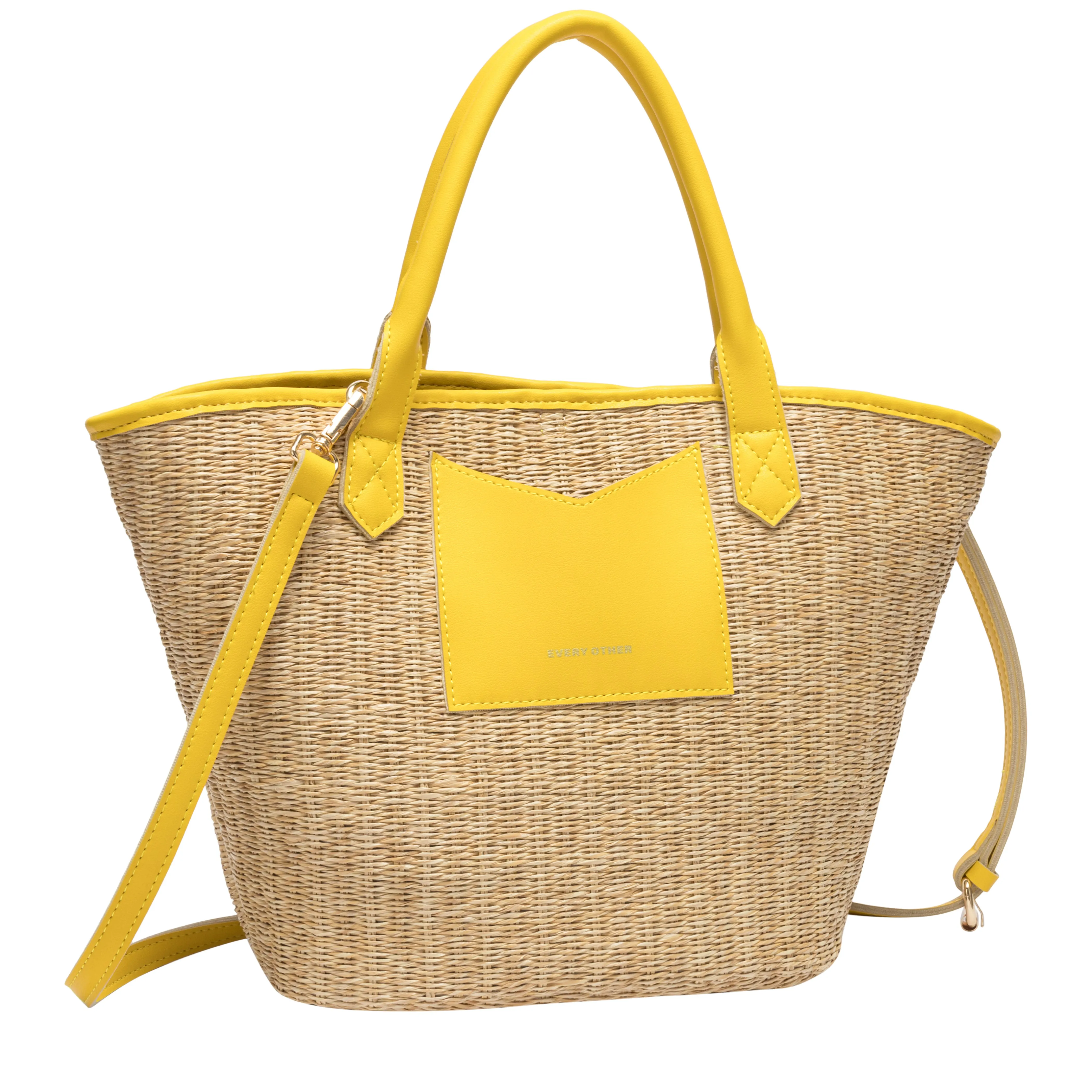 Every Other Large Woven Tote Bag PREMIUM BRAND