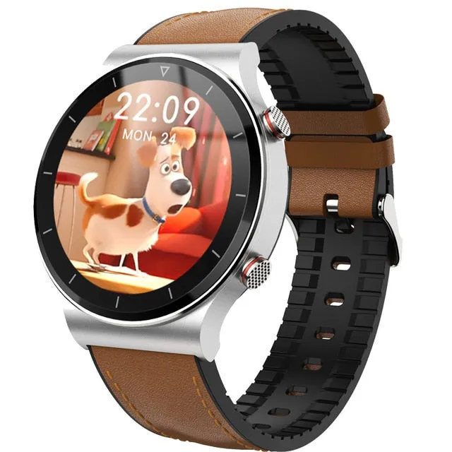 Heart Rate Monitor Bluetooth Call TWS Headset Music Sport Smartwatch