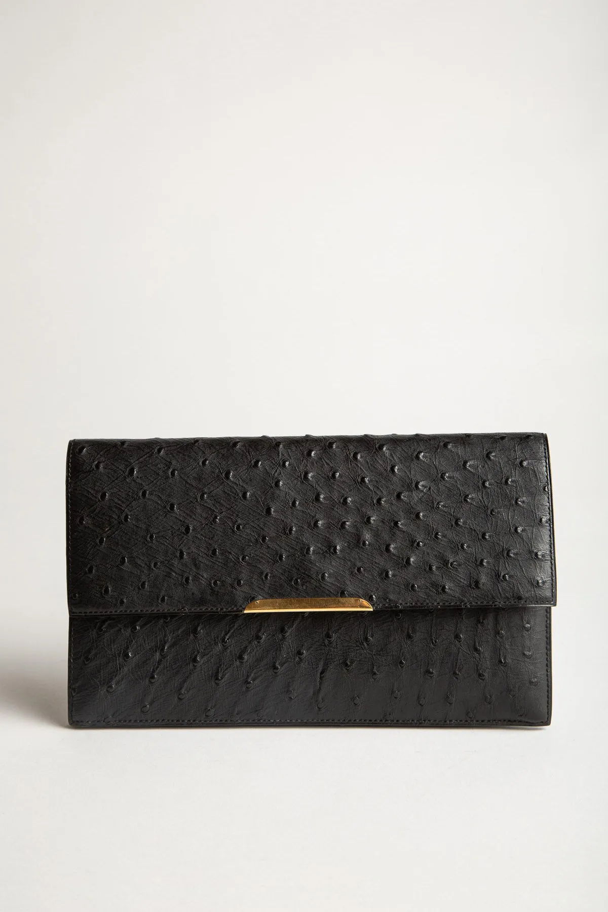 HERMS | 1970'S OSTRICH CLUTCH