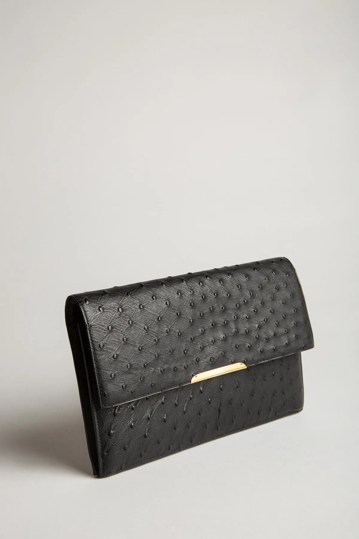 HERMS | 1970'S OSTRICH CLUTCH