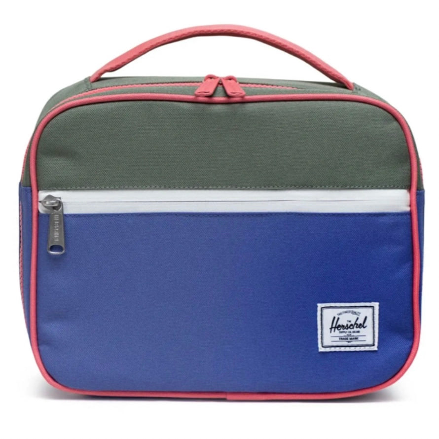 Herschel Pop Quiz Lunch Box Little Herschel Dusted Peri/Sea Spray/Tea Rose