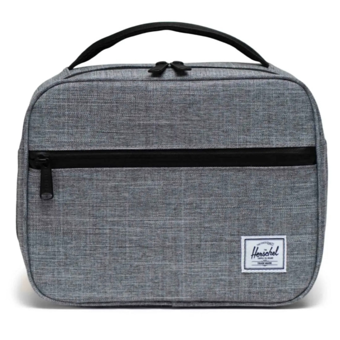 Herschel Pop Quiz Lunch Box Raven Crosshatch OS