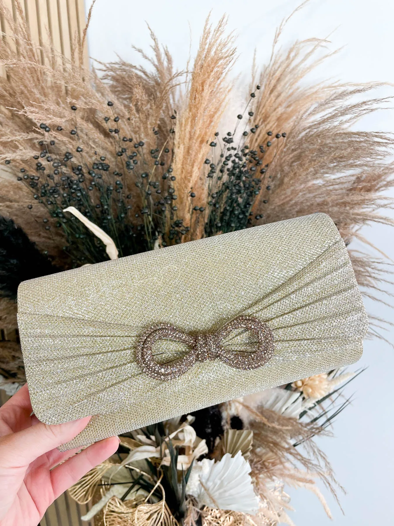 Kaz Bow Clutch - 3 Colours