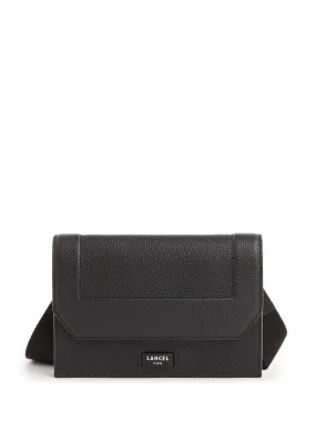 LANCEL  Ninon grained leather mini bag - Black