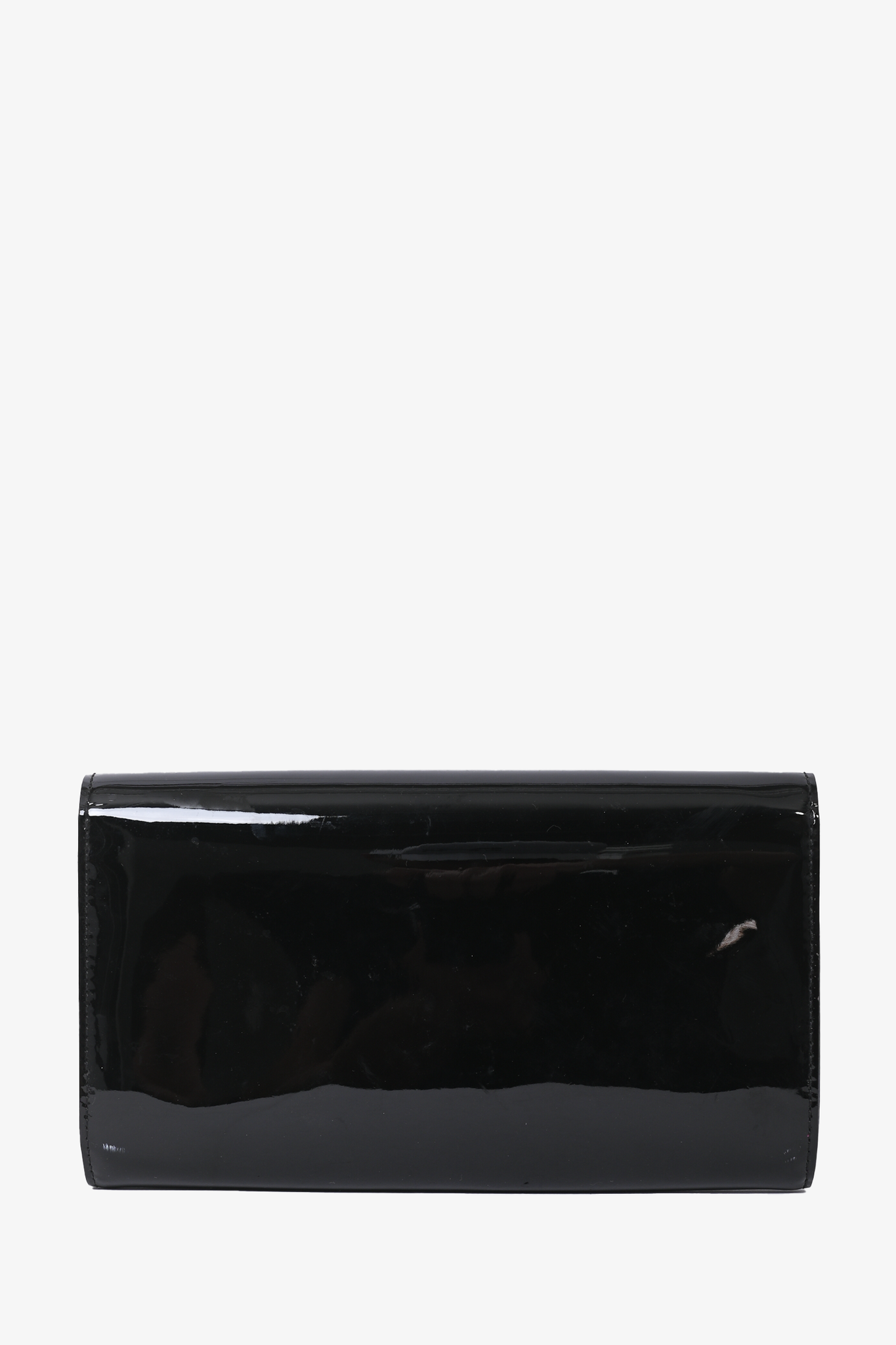 Louis Vuitton Black Vernis 'Louise' Clutch