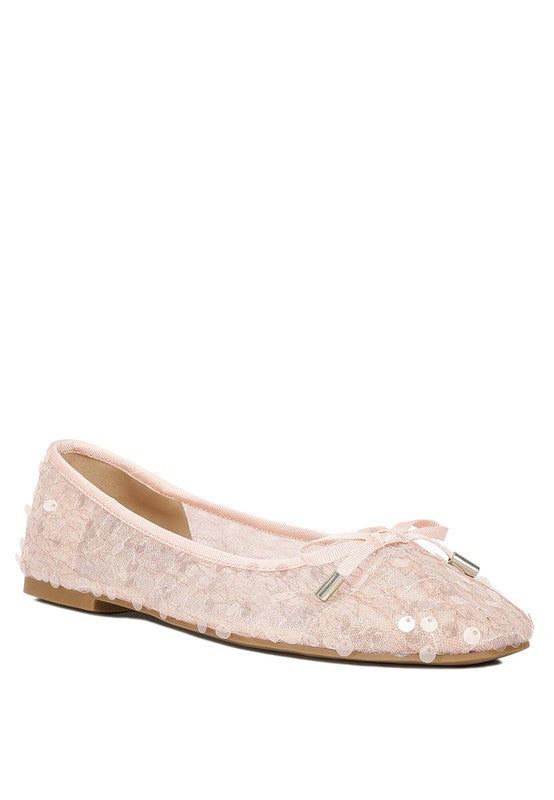 Lysander Sequin Sheer Ballet Flats