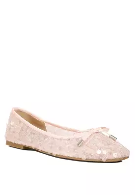 Lysander Sequin Sheer Ballet Flats