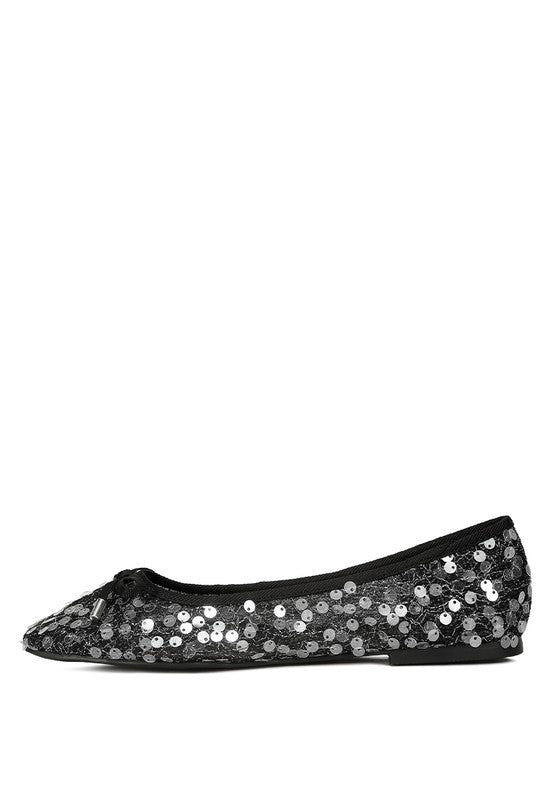 Lysander Sequin Sheer Ballet Flats