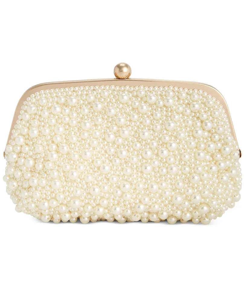 Macy's I.n.c. International Concepts All Over Pearl Pouch Clutch, Created for Macy's