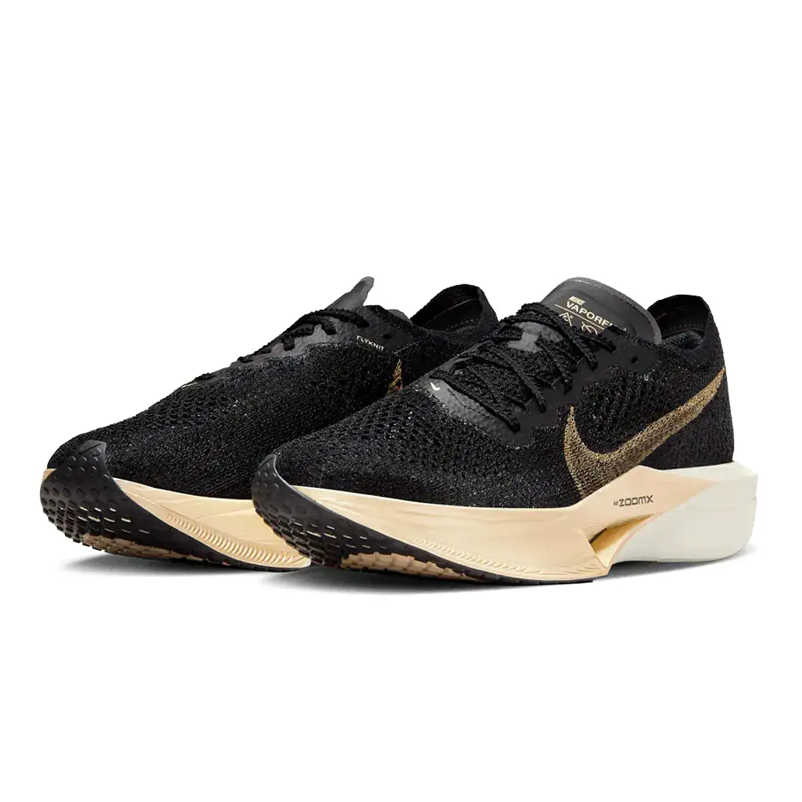 Mens Nike ZoomX Vaporfly Next% 3 - Black / Metallic Gold