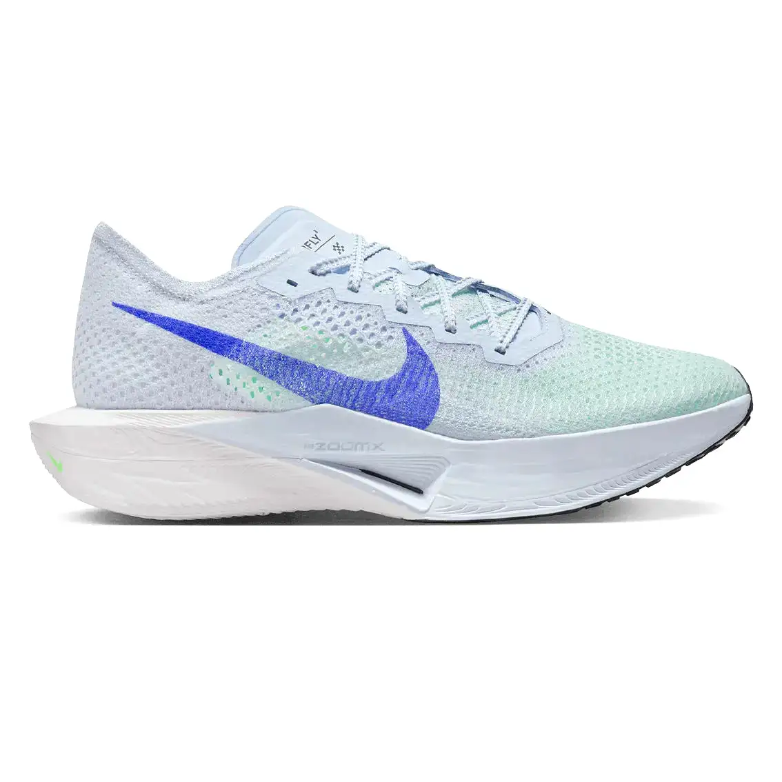 Mens Nike ZoomX Vaporfly Next% 3 - Football Grey / Racer Blue