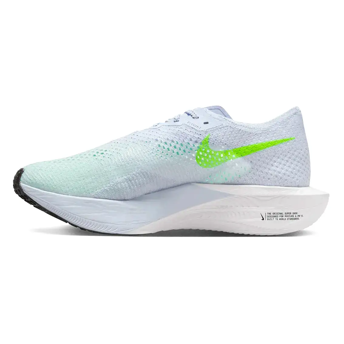 Mens Nike ZoomX Vaporfly Next% 3 - Football Grey / Racer Blue