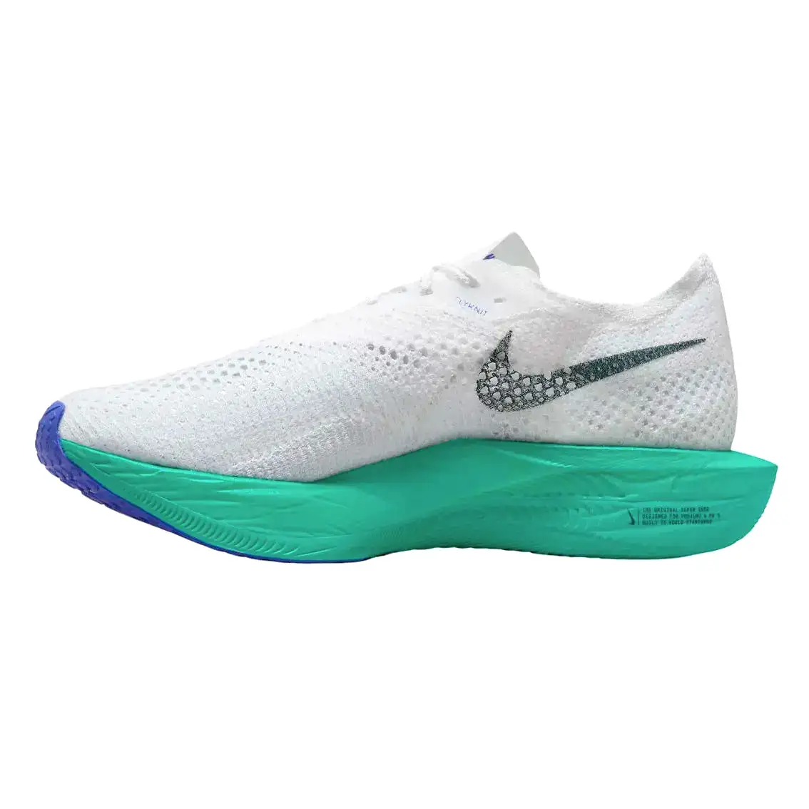 Mens Nike ZoomX Vaporfly Next% 3 - White / Deep Jungle / Jade Ice