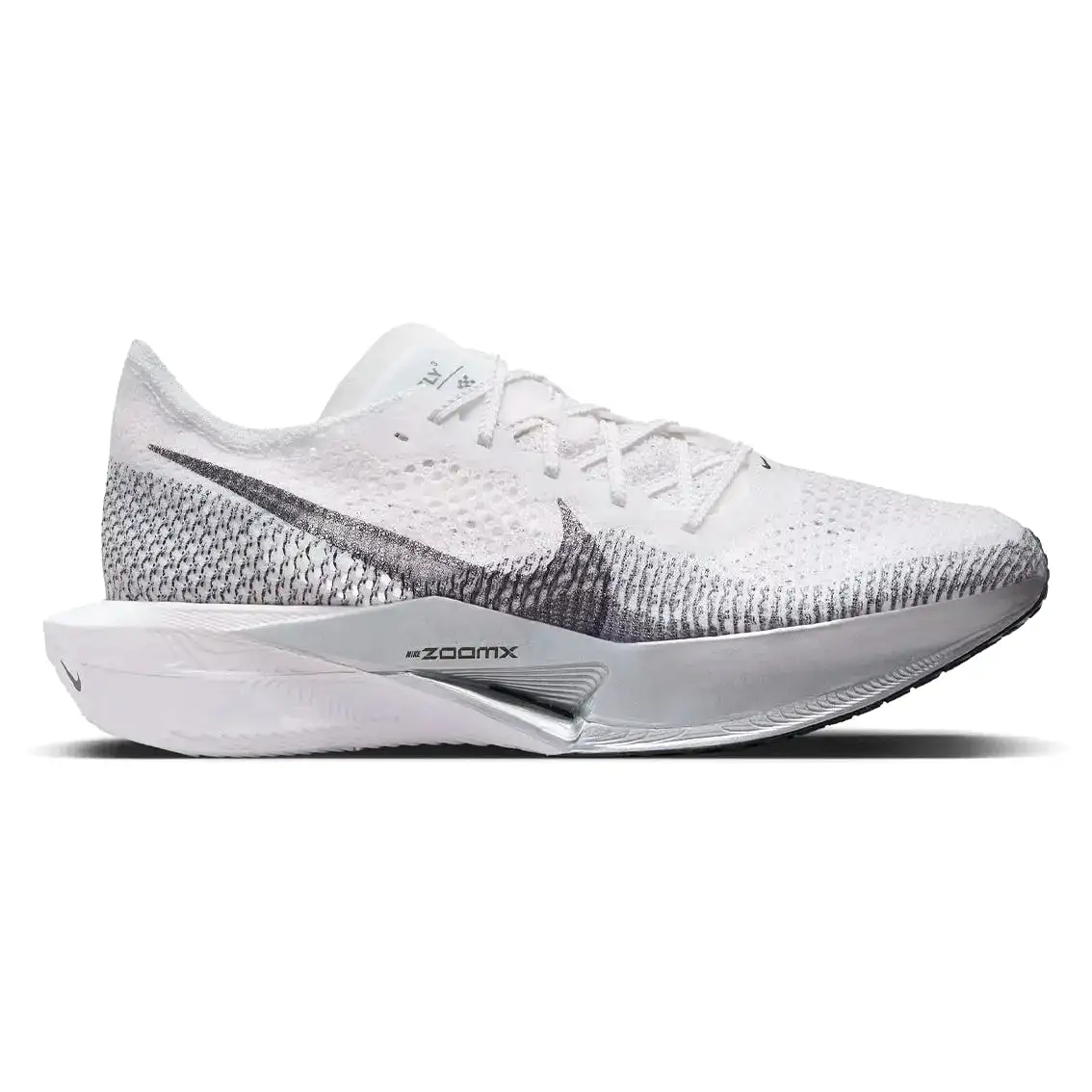 Mens Nike ZoomX Vaporfly Next% 3 - White / DK Smoke Grey