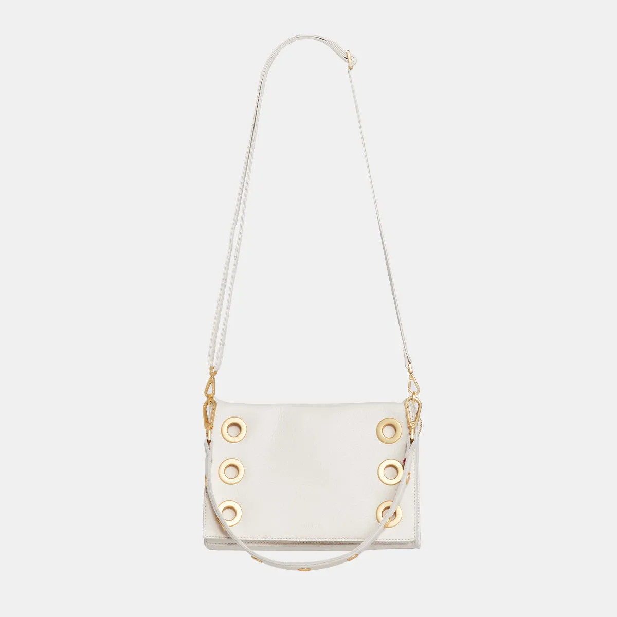 Montana Clutch | Calla Lily White/Brushed Gold | Sml