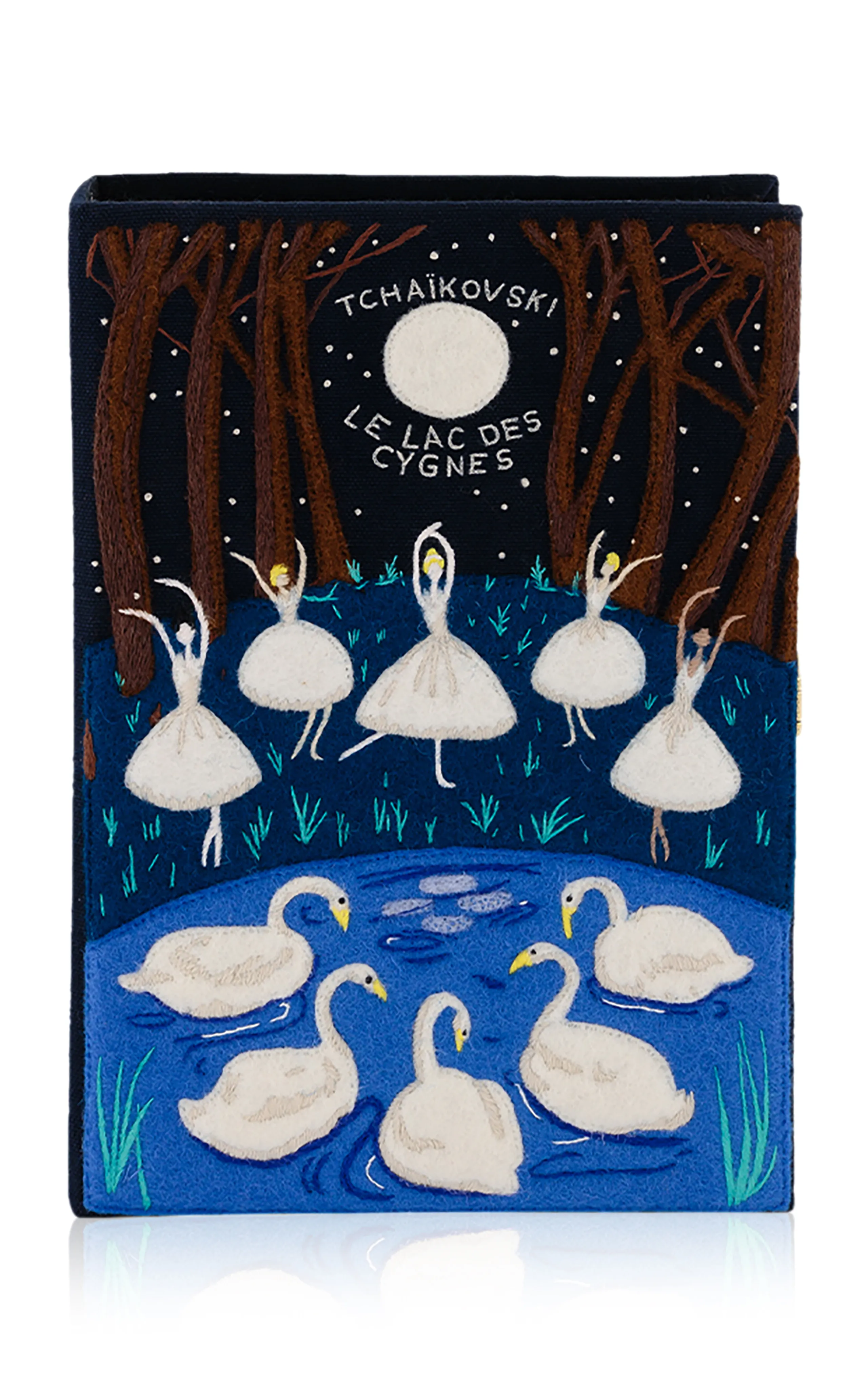 Olympia Le-Tan Le Lac Des Cignes Book Clutch