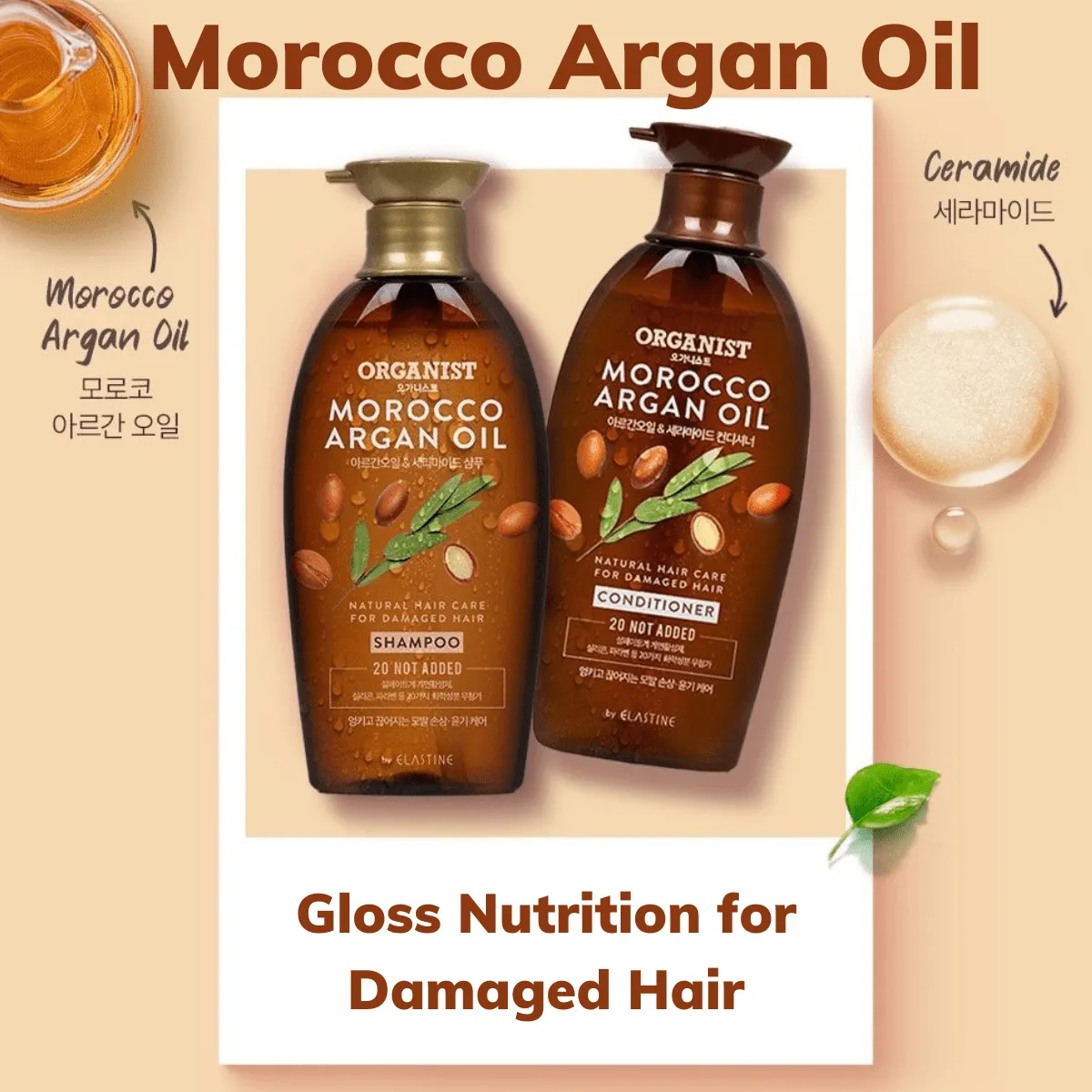 Organist Morocco Argan Oil Gloss Nutrition Conditioner