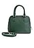 Paradox London Opera Green Faux Leather Top Handle Tote Bag