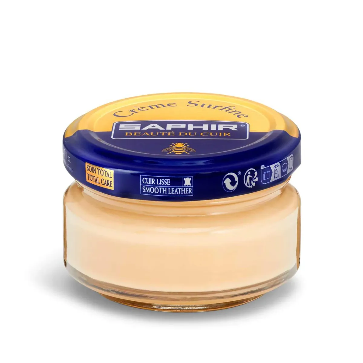 SALE - Saphir Creme Surfine Cream shoe polish 50ml