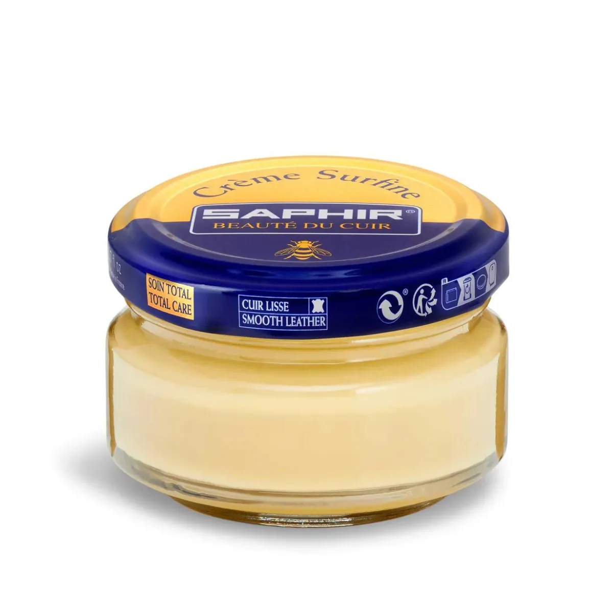 SALE - Saphir Creme Surfine Cream shoe polish 50ml