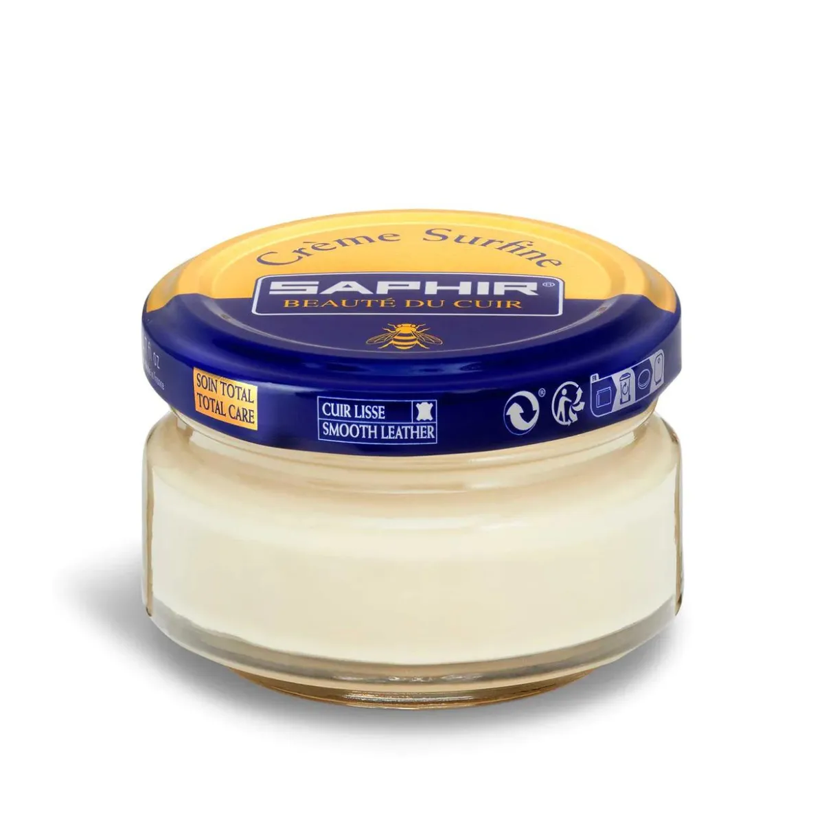 SALE - Saphir Creme Surfine Cream shoe polish 50ml