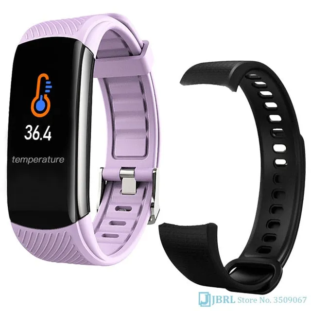 Smart Watch Women Men Body Temperature SmartWatch Fitness