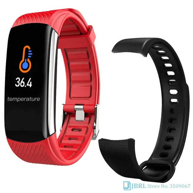 Smart Watch Women Men Body Temperature SmartWatch Fitness