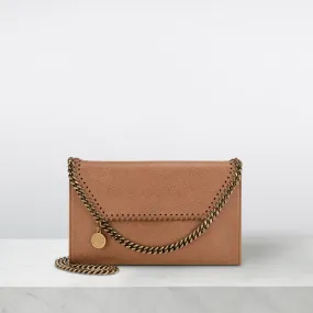 STELLA MCCARTNEY Falabella Wallet Crossbody Bag - Pecan