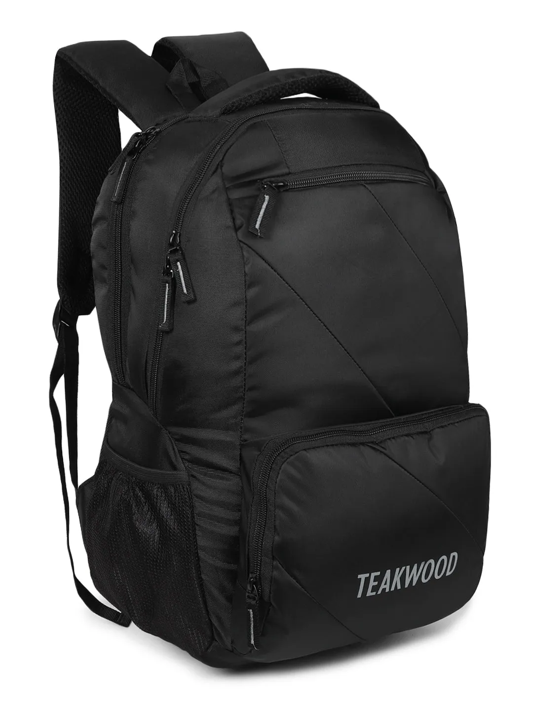 Teakwood Unisex Solid Black Bag/Backpack