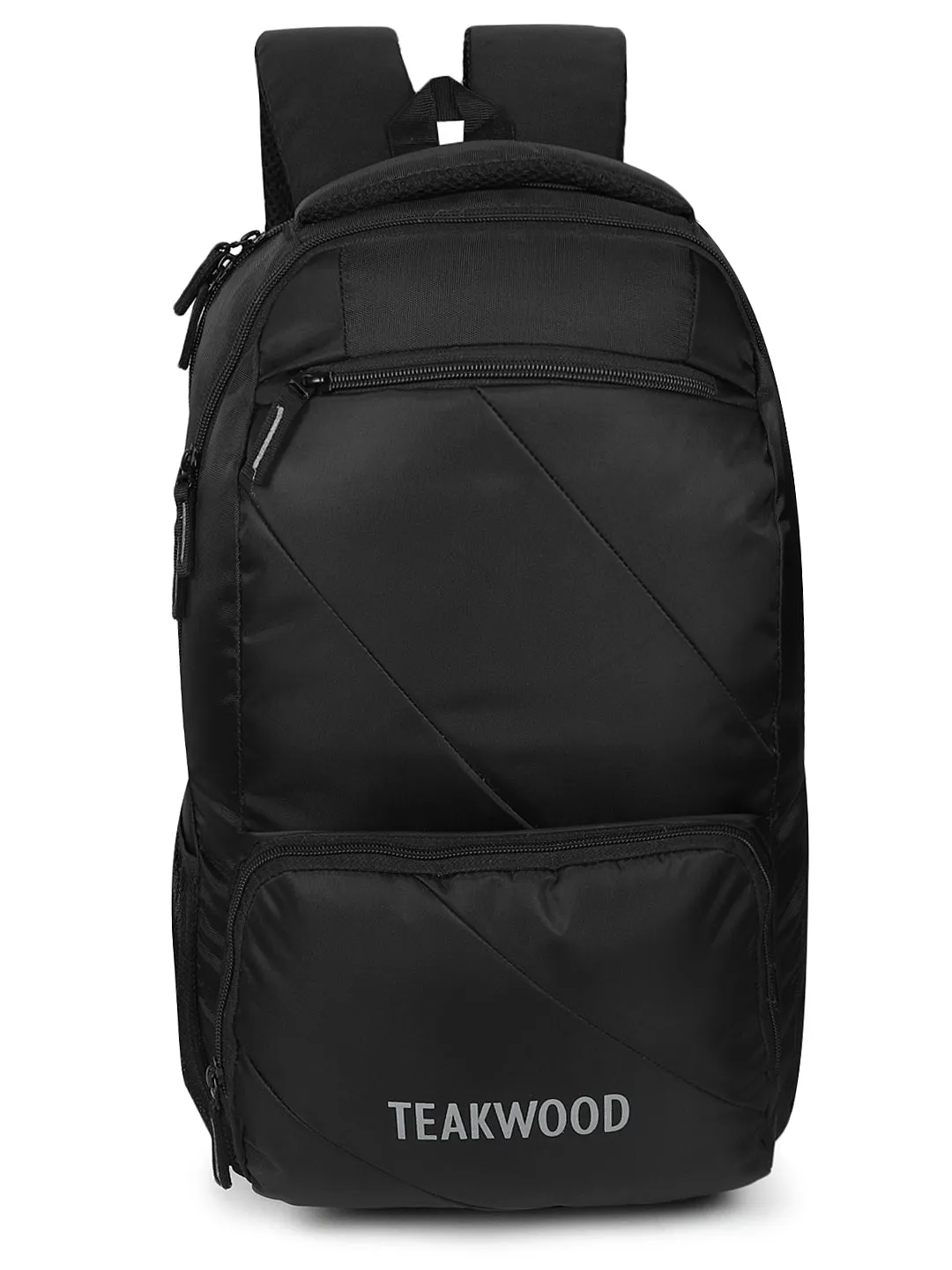 Teakwood Unisex Solid Black Bag/Backpack