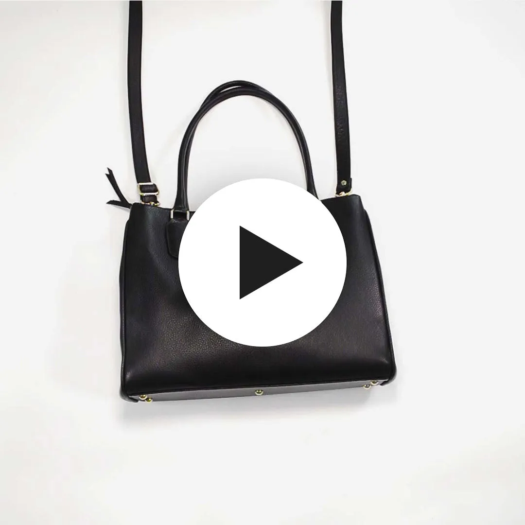 The Co-Worker Tote Black Pebble