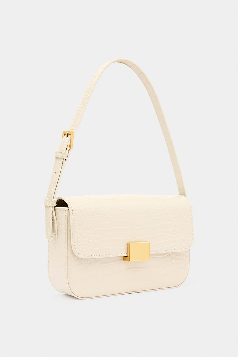 THE MINI SHOULDER BAG - CREAM