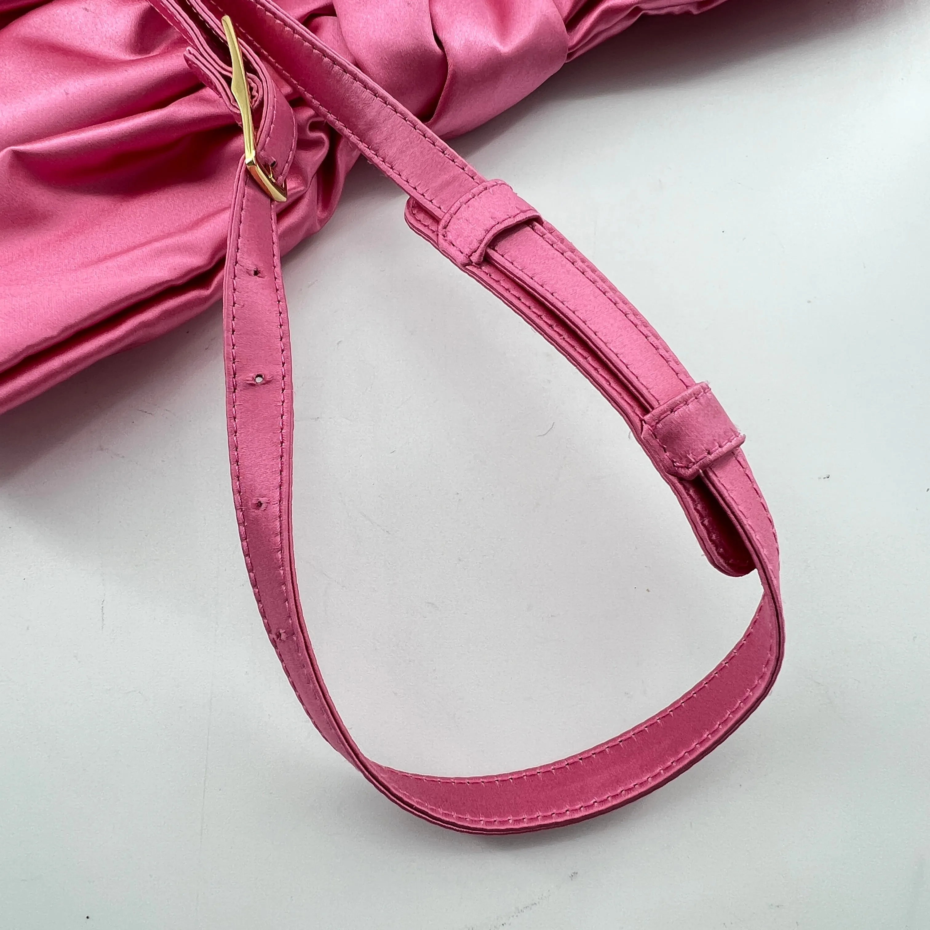 VALENTINO Pink Big Bow Clutch/ shoulder bag