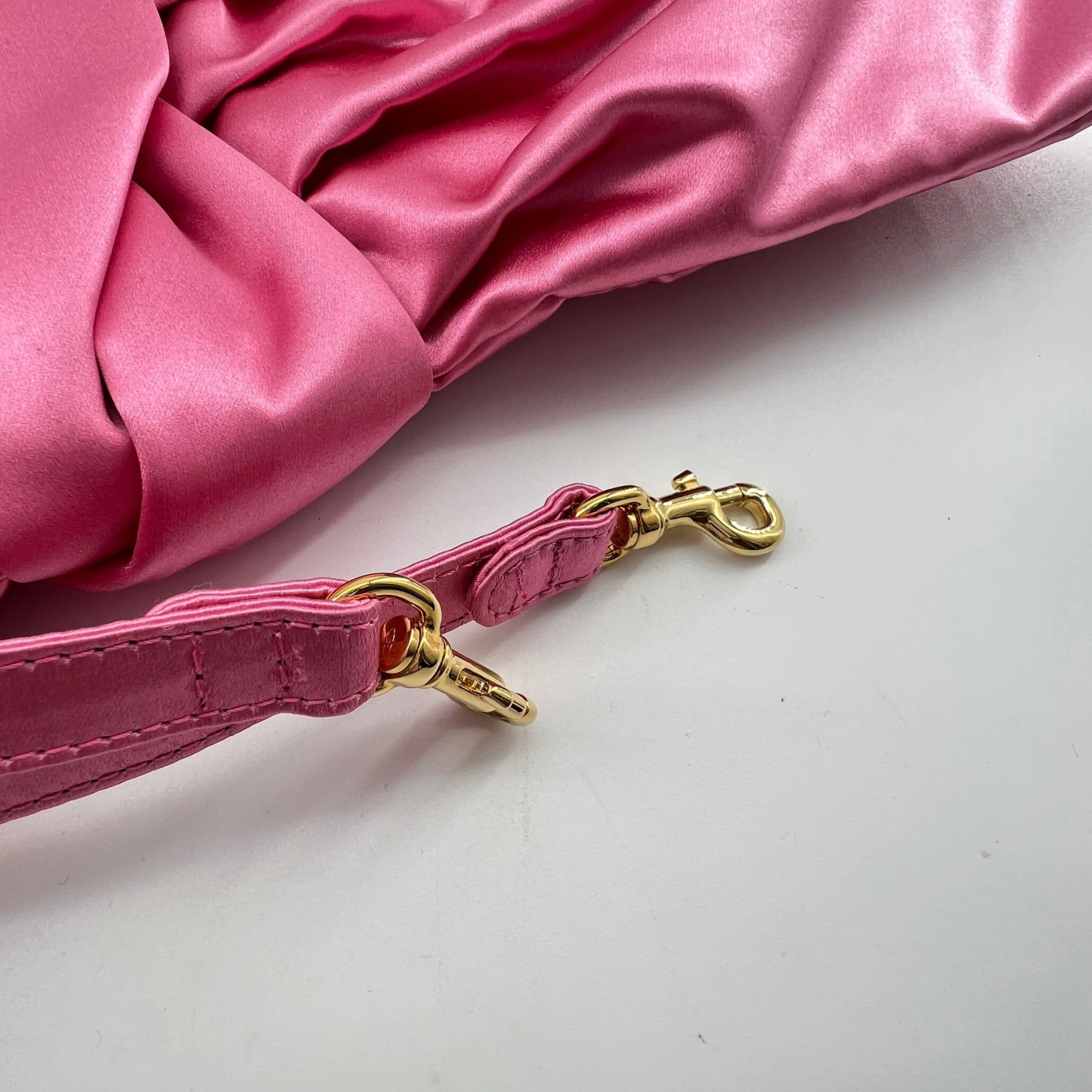 VALENTINO Pink Big Bow Clutch/ shoulder bag