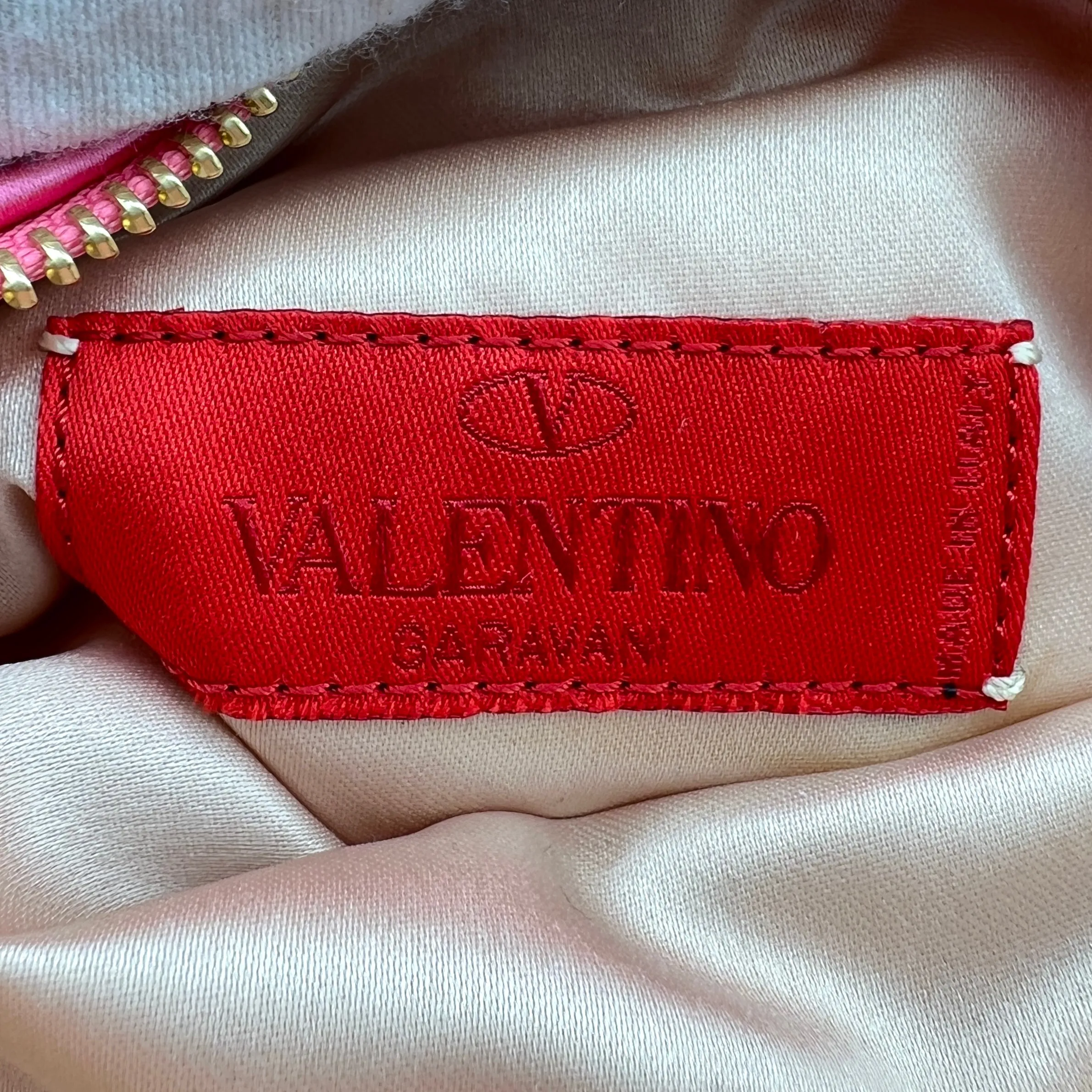 VALENTINO Pink Big Bow Clutch/ shoulder bag