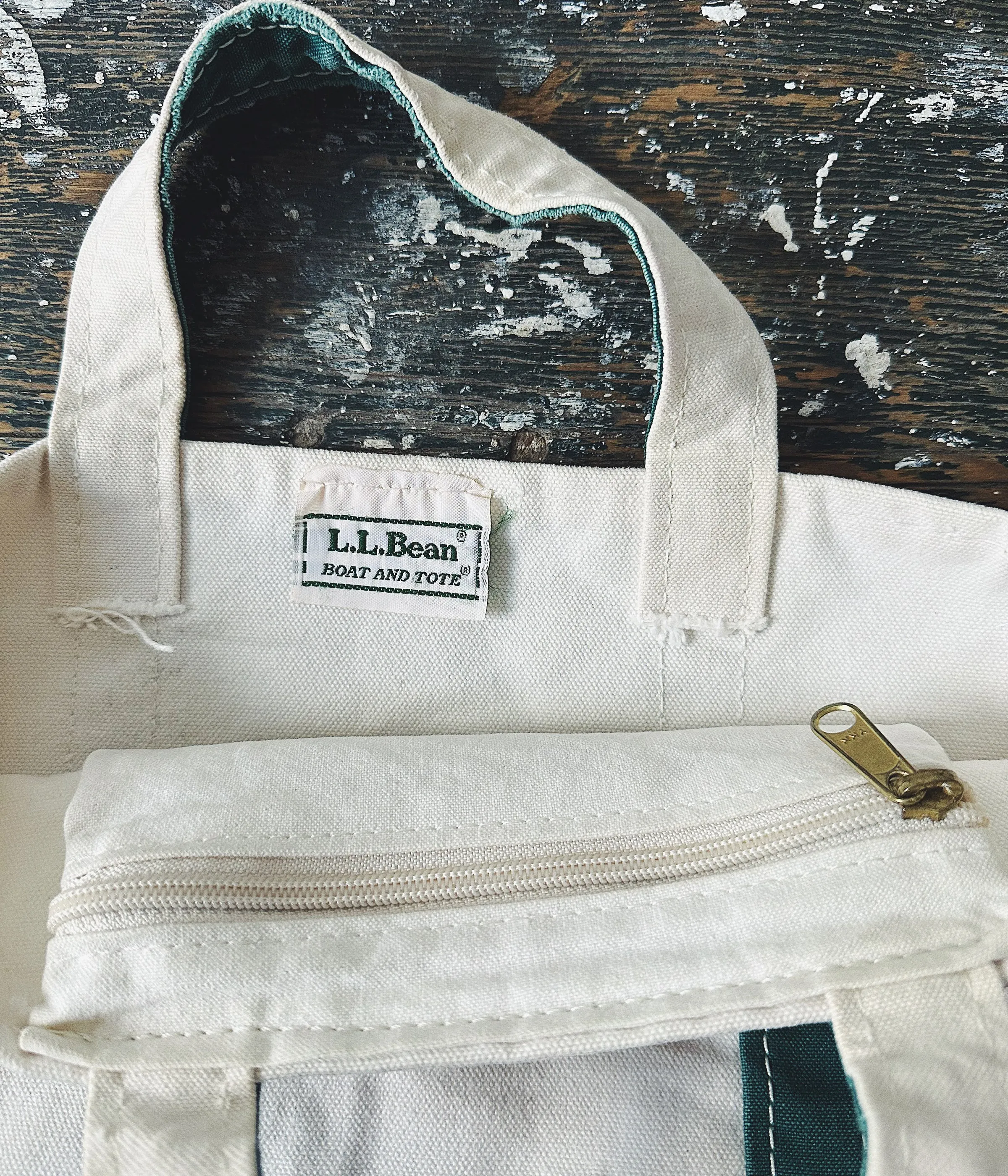 Vintage L.L.Bean Boat and Tote