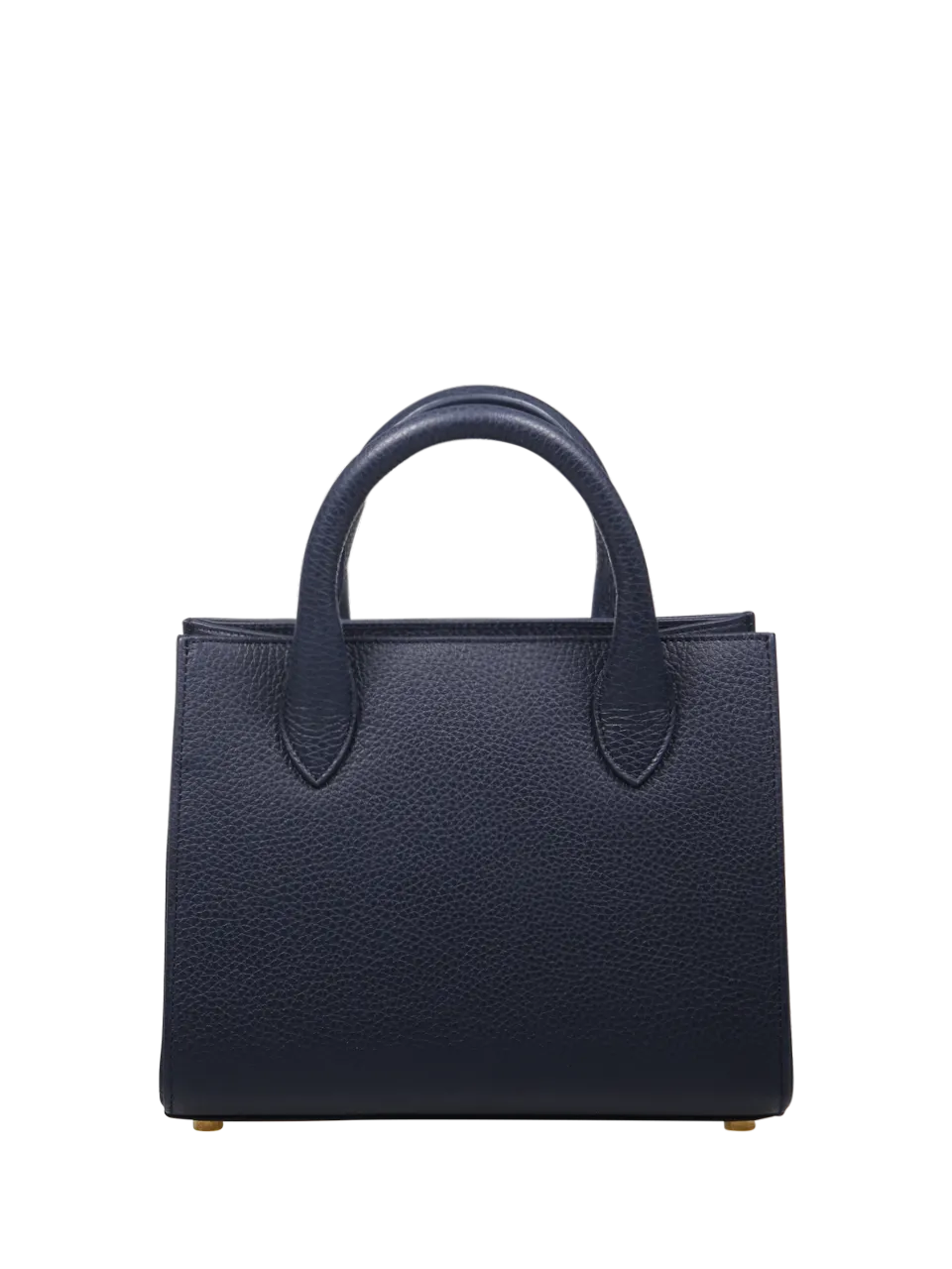 WOMAN AMATO DANIELE DARK BLUE CALF LEATHER QUEEN TOTE MINI BAG