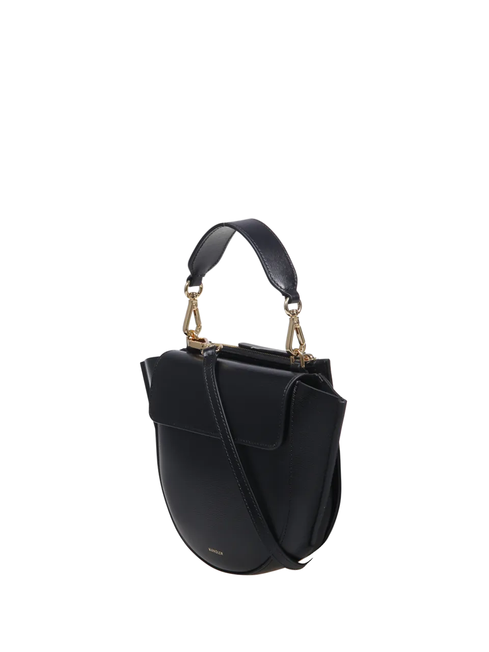 WOMAN WANDLER BLACK CALF LEATHER HORTENSIA MINI BAG